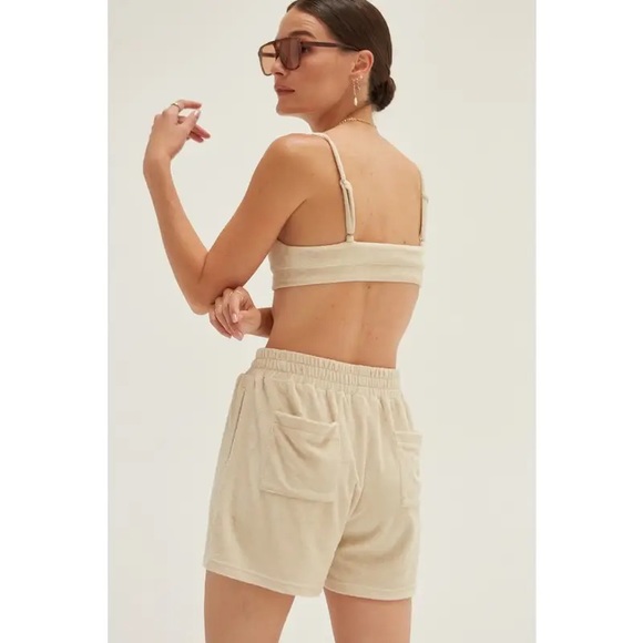 Womens Terry Cloth Shorts Set - Picture 6 of 13
